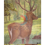 Bersaglio animale JVD cervo grande cm 96x110