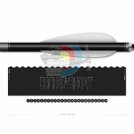 Wrap socx 10.3mm Matt Black
