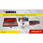 Valigia AURORA VALIGIA TECHNO HYBRID CP + BORSA TECHNO - rosso