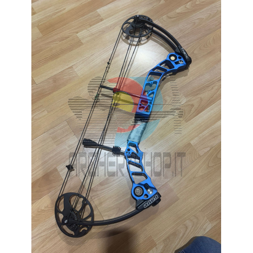 Arco Compound Kinetic Rave - Blu - Regolabile 18-55 lbs -DESTRO (USATO)