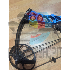 Arco Compound Kinetic Rave - Blu - Regolabile 18-55 lbs -DESTRO (USATO)