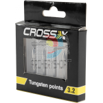 Punta Cross X Tungsteno 3.2 ( confezione 6  pezzi)