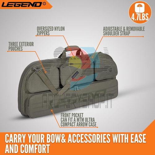 BORSA Legend PER COMPOUND Alpha Army - Verde